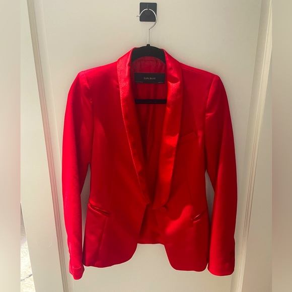 Zara Jackets & Blazers - Zara red blazer